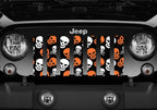 Platinum Skulls (Orange) Grille Insert
