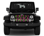Skulls (Pink and Green) Grille Insert
