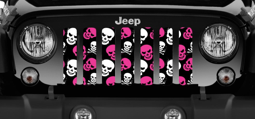 Skulls (Pink) Grille Insert
