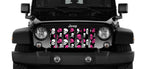 Platinum Skulls (Pink) Grille Insert
