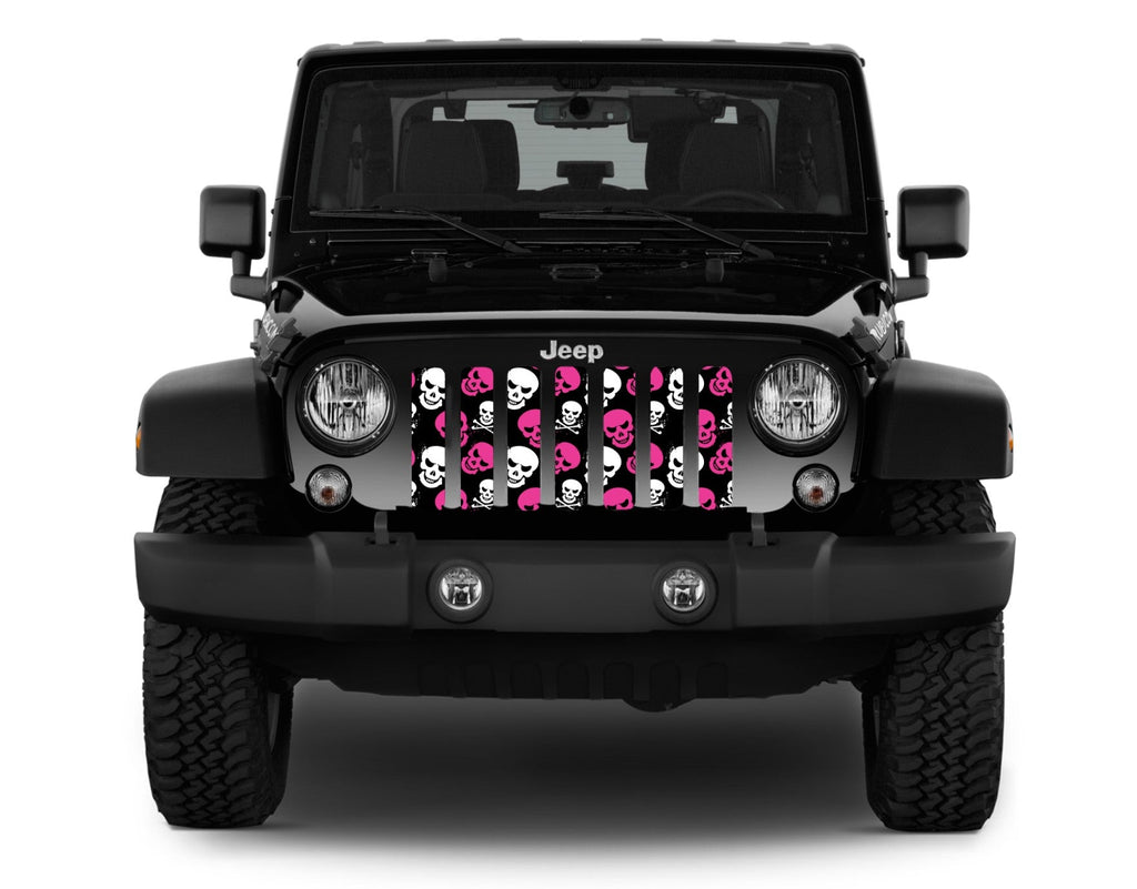Skulls (Pink) Grille Insert