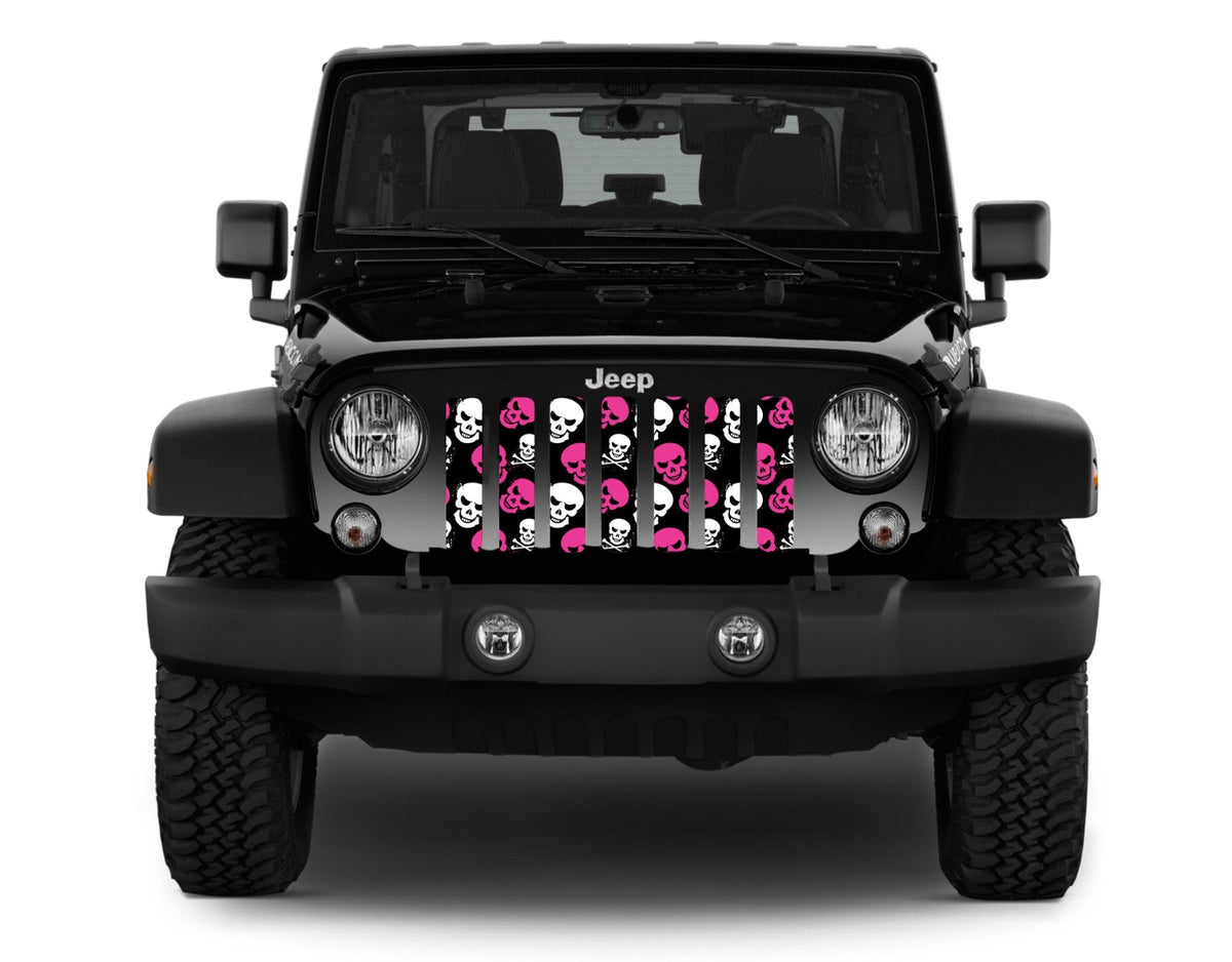 Skulls (Pink) Grille Insert