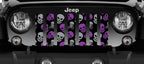 Skulls (Purple and Gray) Grille Insert