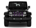Skulls (Purple and Gray) Grille Insert