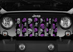 Platinum Skulls (Purple and Gray) Grille Insert