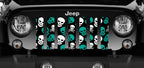 Skulls (Teal) Grille Insert