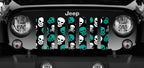 Platinum Skulls (Teal) Grille Insert