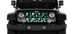 Platinum Skulls (Teal) Grille Insert