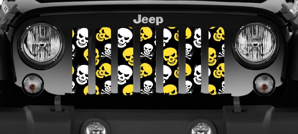 Platinum Skulls (Yellow) Grille Insert