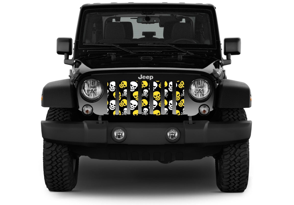 Platinum Skulls (Yellow) Grille Insert