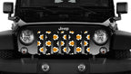 Smiley Flowers Grille Insert