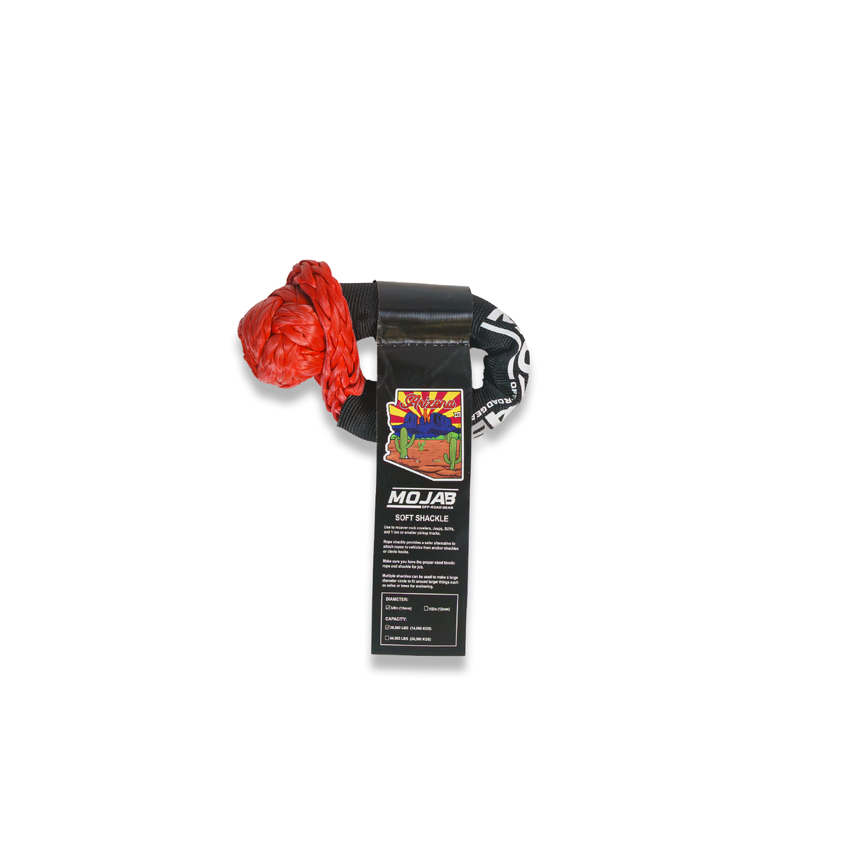Soft Shackle 3/8'' x 14'' - Single Shackle