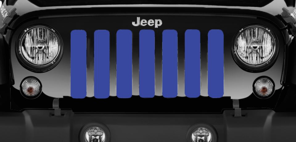 Solid Blue Grille Insert