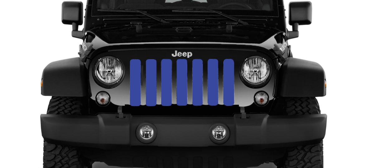 Solid Blue Grille Insert