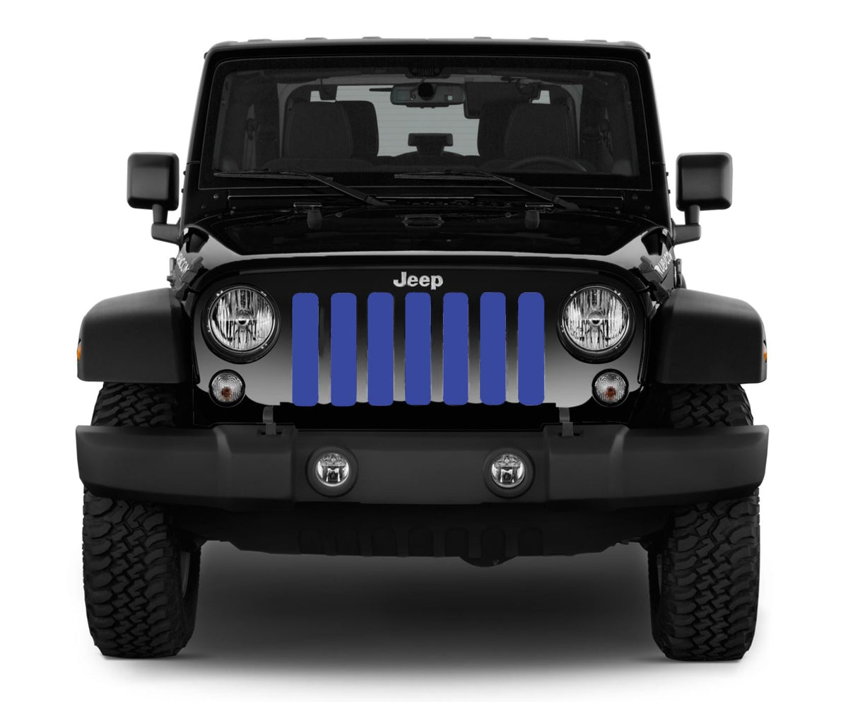 Solid Blue Grille Insert