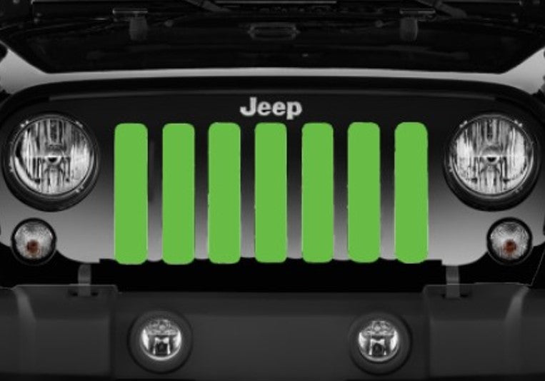 Solid Bright Green Grille Insert