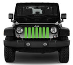 Solid Bright Green Grille Insert