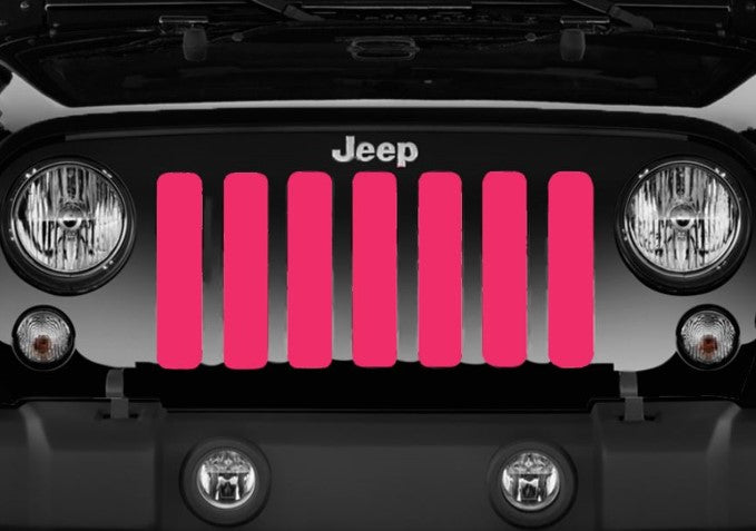 Solid Bright Pink Grille Insert