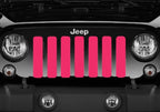 Solid Bright Pink Grille Insert