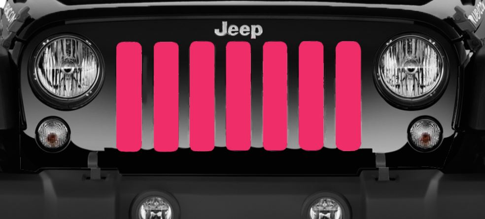 Solid Bright Pink Grille Insert