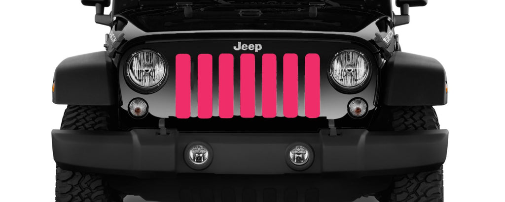 Solid Bright Pink Grille Insert