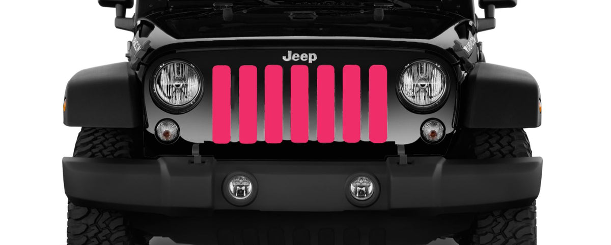 Solid Bright Pink Grille Insert