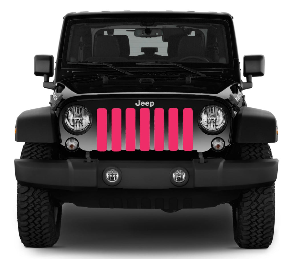 Solid Bright Pink Grille Insert