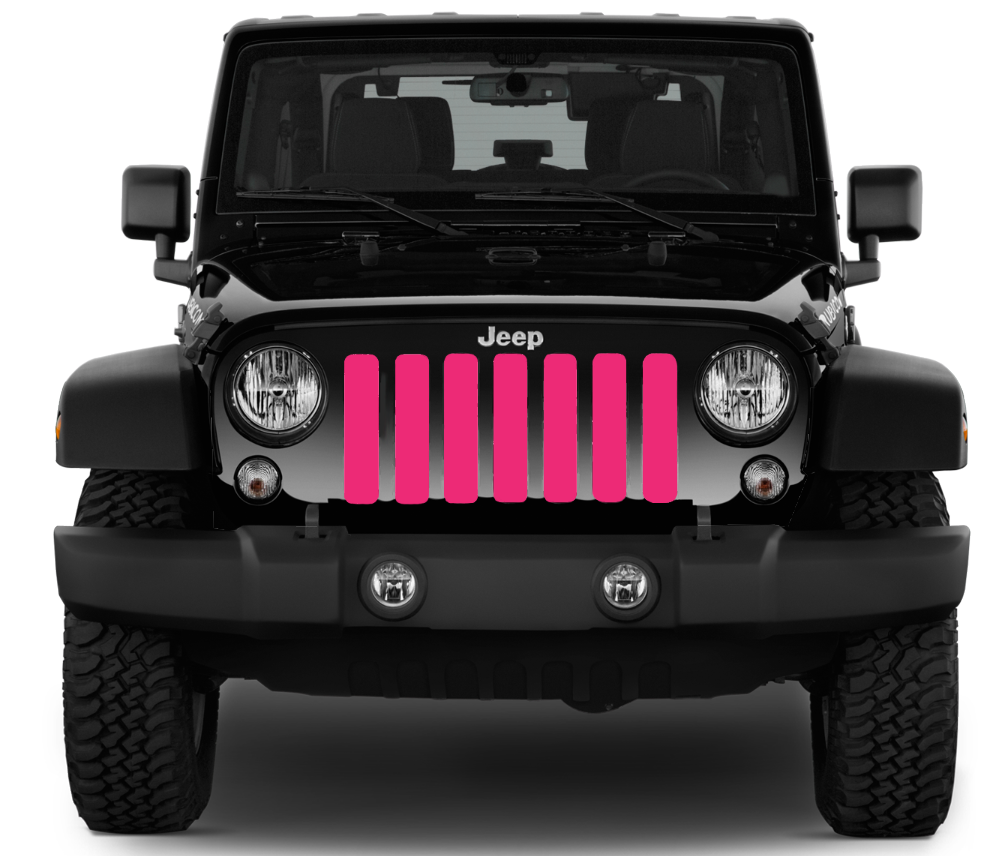 Solid Pink Grille Insert