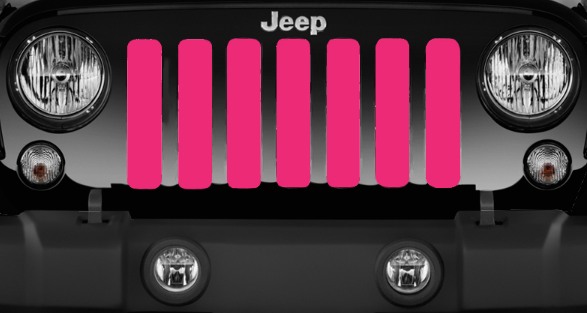 Solid Pink Grille Insert