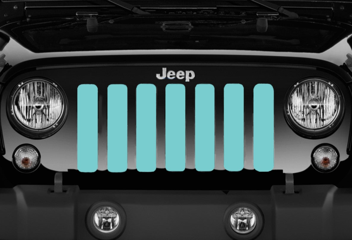 Solid Teal Grille Insert