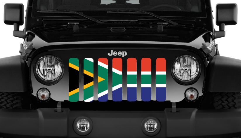 South Africa Flag Grille Insert