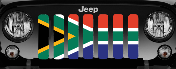 South Africa Flag Grille Insert