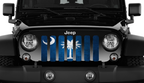 South Carolina Grunge State Flag Grille Insert