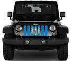 South Dakota State Flag Grille Insert