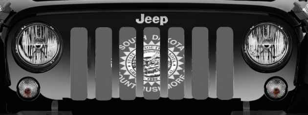 South Dakota Tactical State Flag Grille Insert