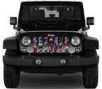 Rainbow Splatter Paint Grille Insert