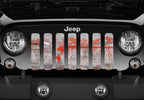 Splatter Paint Red Grille Insert