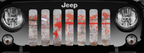 Splatter Paint Red Grille Insert