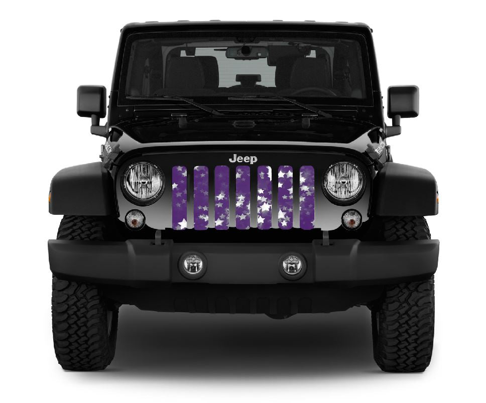 Starry Night Purple Grille Insert