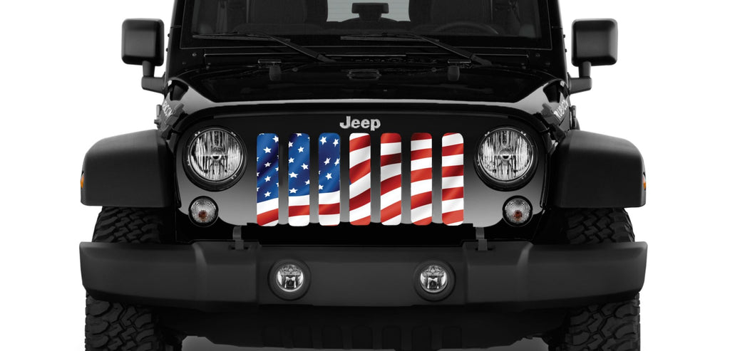 Steadfast American Flag Grille Insert