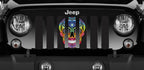 Sugar Skull Rainbow Grille Insert
