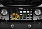 Sunflower American Flag Grille Insert