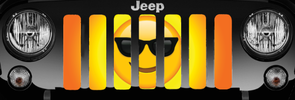 Sunglasses Emoji Grille Insert