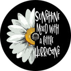 Sunshine Mixed with a Little Hurricane Tire Cover