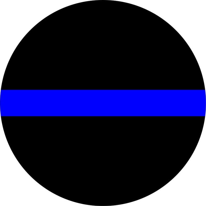 Thin Blue Line Spare Tire Cover