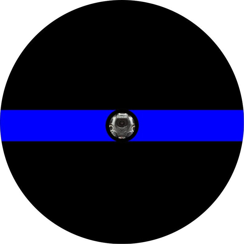 Thin Blue Line Spare Tire Cover