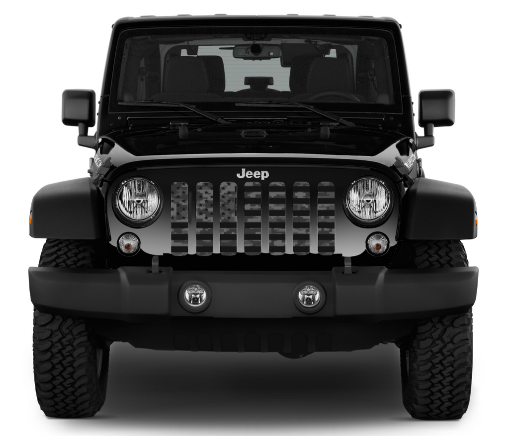 Tactical American Flag Digital Camo Grille Insert