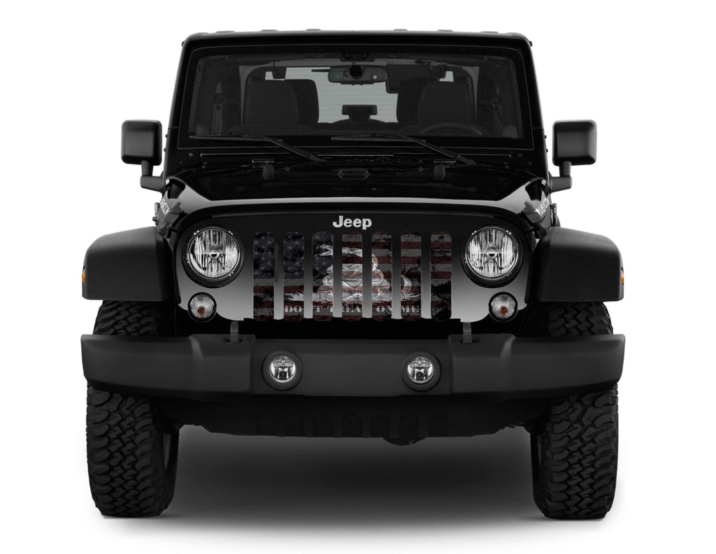 Tactical American Gadsden Flag - Don't Tread On Me Grille Insert