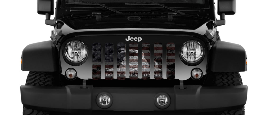 Tactical American Gadsden Flag - Don't Tread On Me Grille Insert