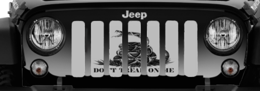 Tactical Gadsden Flag - Don't Tread On Me Grille Insert